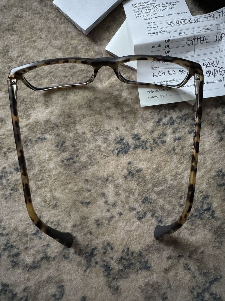 Oprawki okularowe Emporio Armani. Jak nowe! EA 3043.5272.54/18