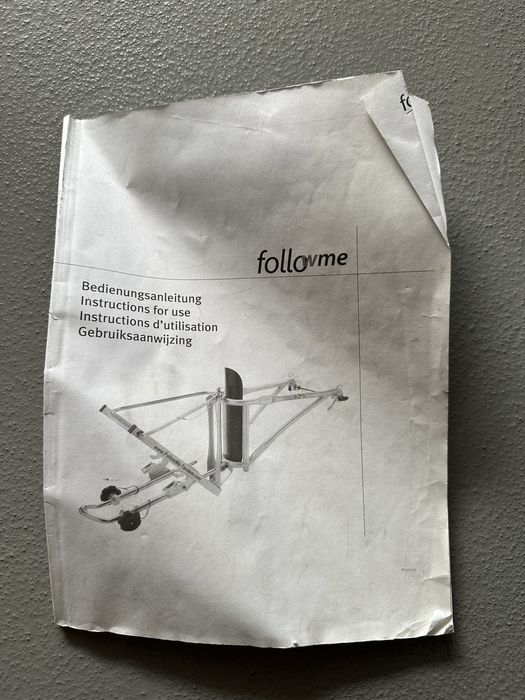 Hol rowerowy FollowMe - instrukcja