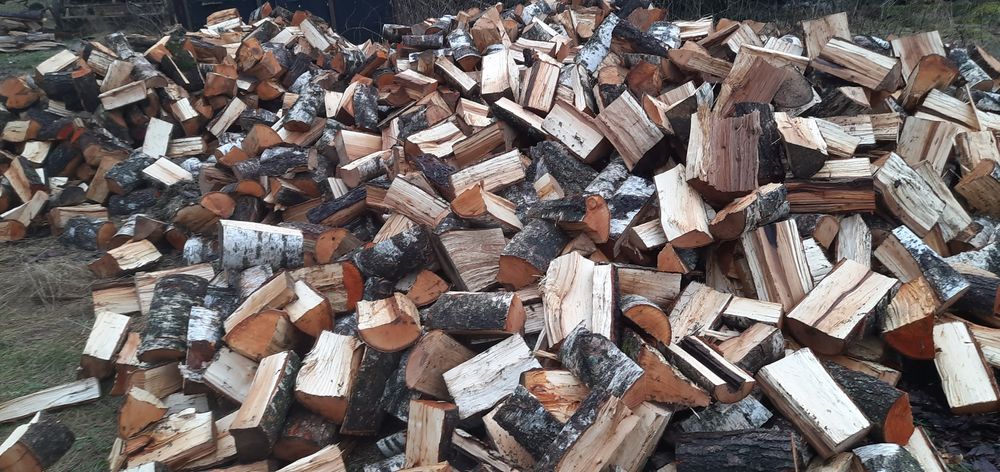 Sprzedam  drewno  brzoza i olszyna  porąbane  lub w metrach