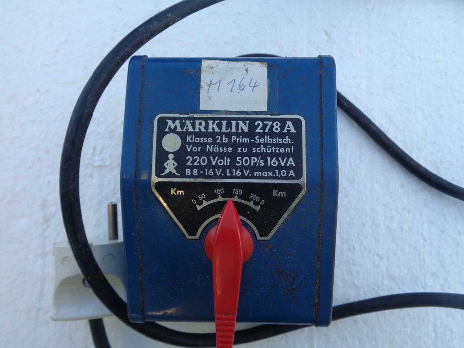 Marklin Transformador 278 A funciona perfeitamente pista comboio