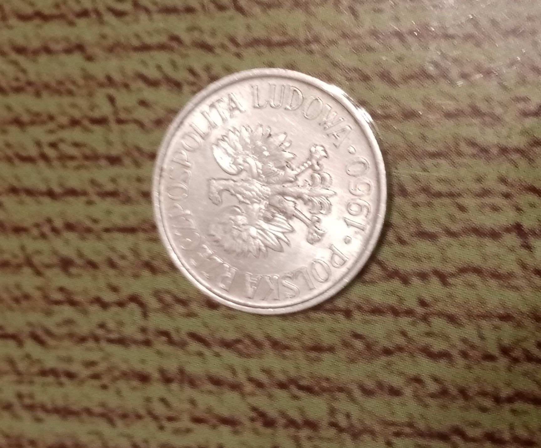 Moneta 5 gr z 1960 roku