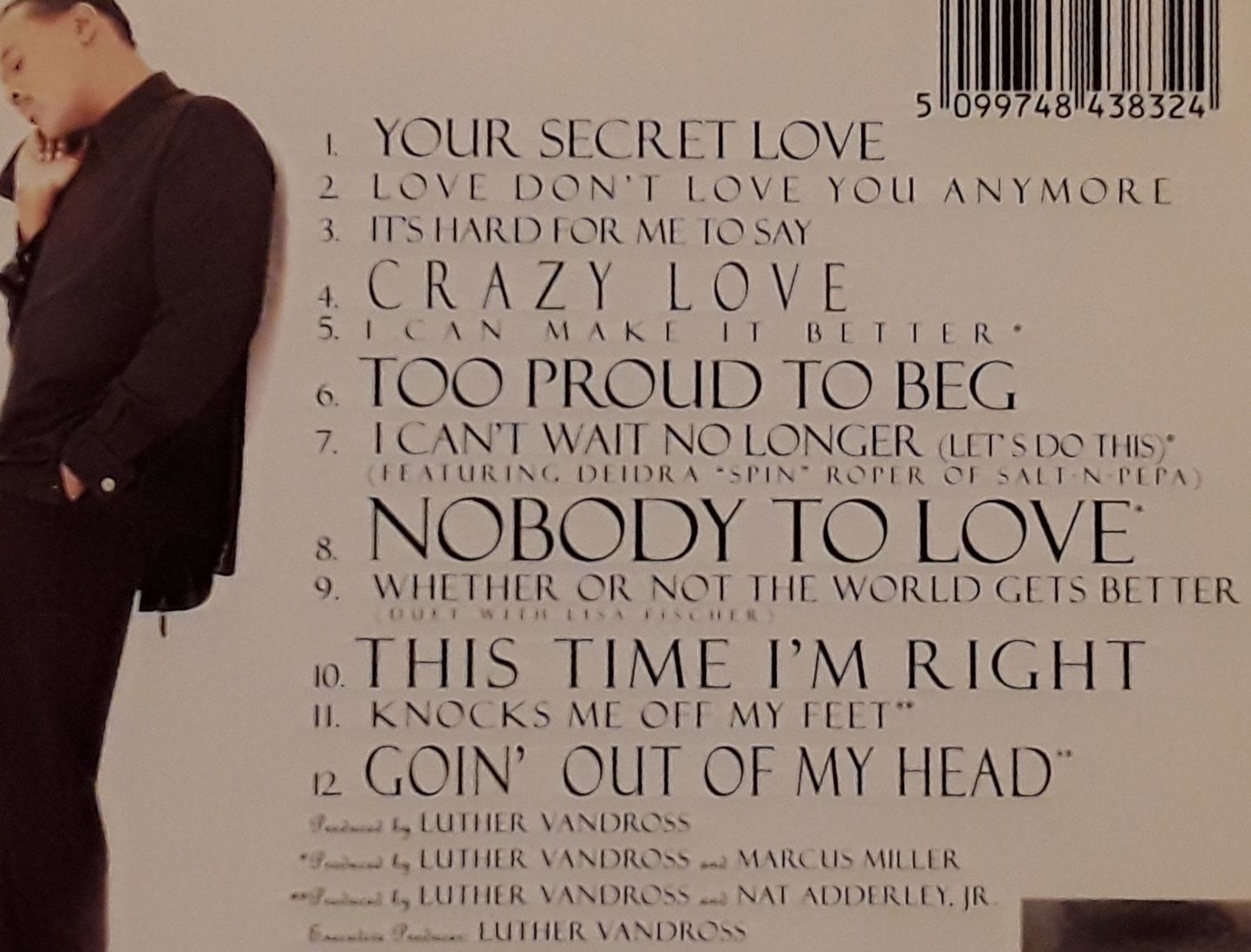 CD Luther Vandross - Your Secret Love