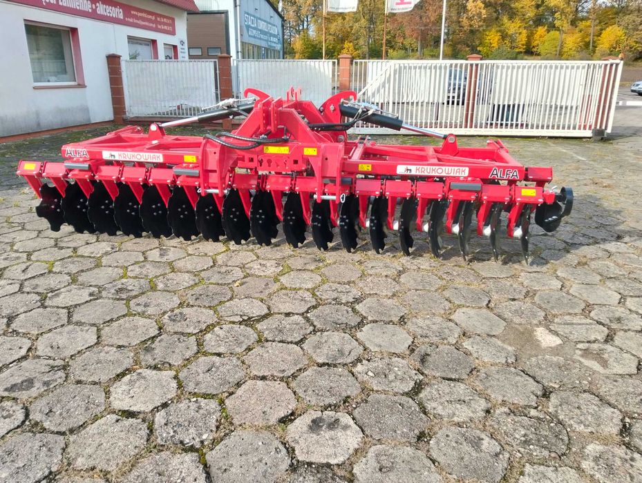 Brona Talerzowa Hydrauliczna ALFA H 4,5 m Krukowiak popokazowa