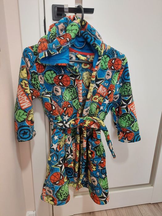 Халат марвел,плюш, хлопчик 5-6 років