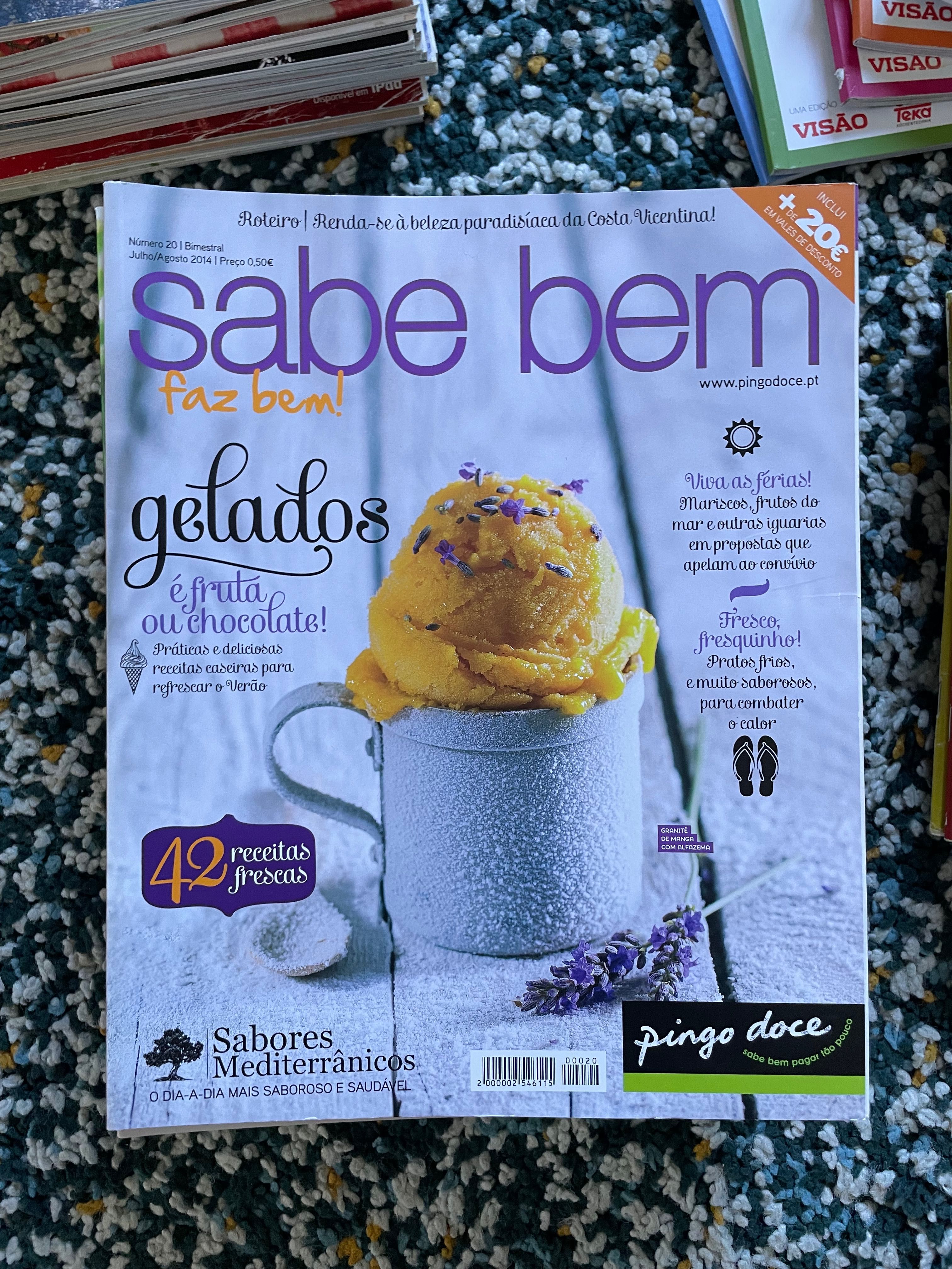 Livros e revistas de receitas