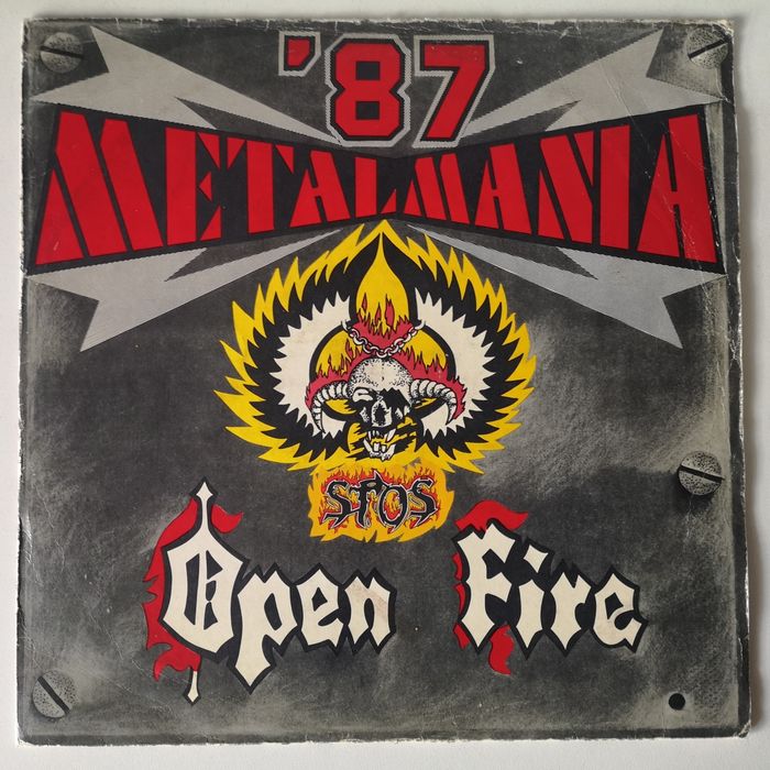 Metalmania '87 OPEN FIRE STOS Winyl