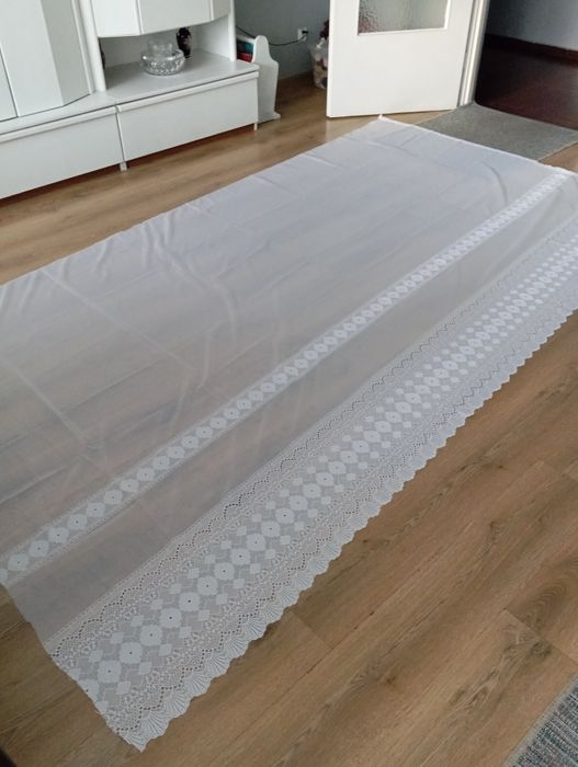 Piękna firana z haftem