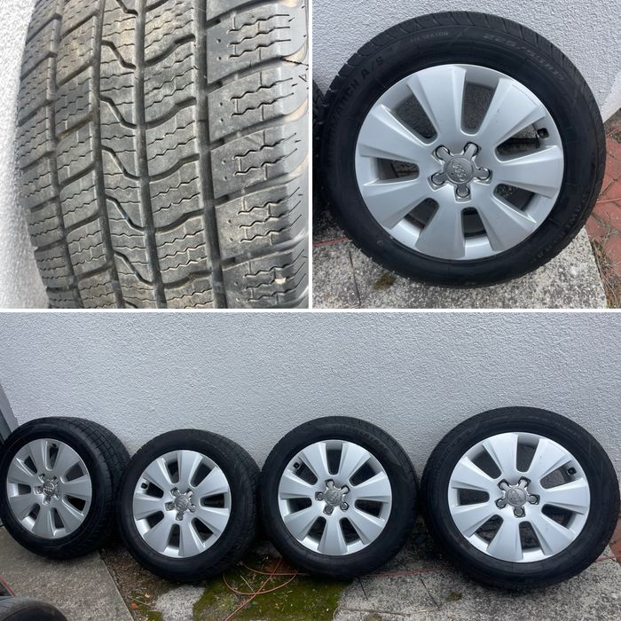 Koła Audi A4 idealne wielosezonowe 225/55/17 Seat Volkswagen 5x112
