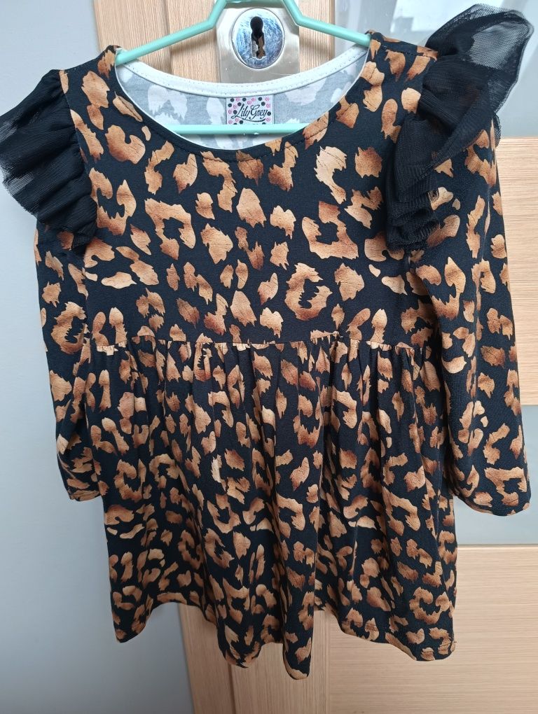 Śliczne printy Zestaw 4 sukienek Lily Grey 104