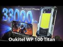Oukitel WP100 Titan 5G 16GB/512GB 33000mAh IP69K 2.5GHz PROJETOR