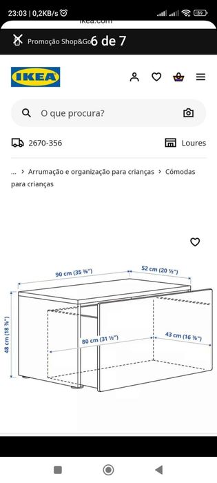 Banco de arrumacçao ,imaculada