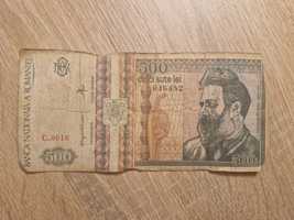 Banknot Rumunia 500 lei 1992