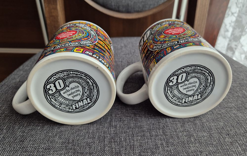 kubki 2 sztuki gadżety 30 Finału WOŚP