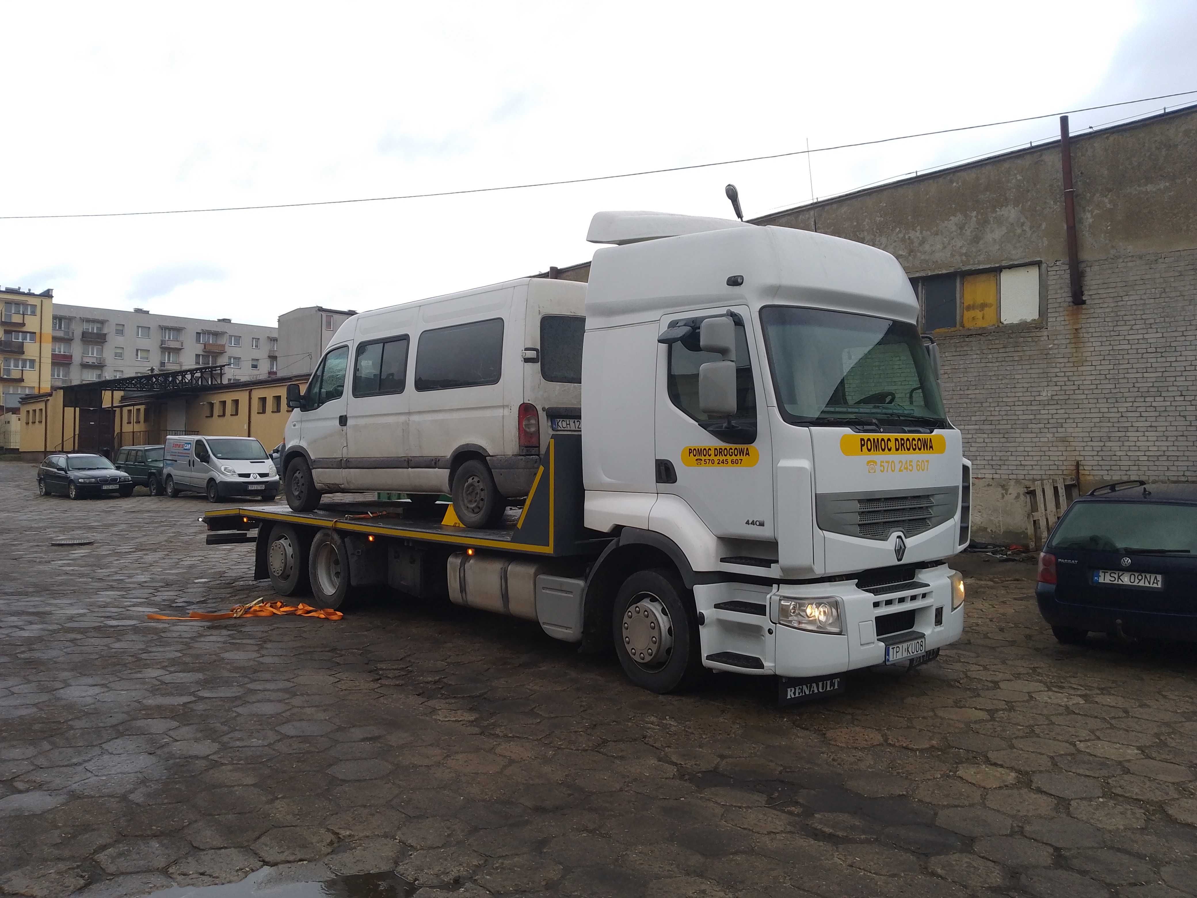 Autolaweta platforma pomoc drogowa 15ton