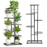 Kwietnik Metalowy Stojak Na Kwiaty Rośliny Regał Stojący 6 Półek 105cm