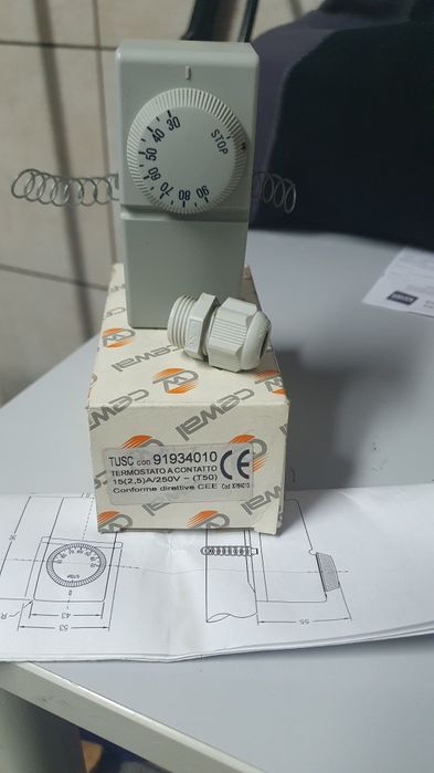 Termostat przylgowy Cewal TUSC 9193