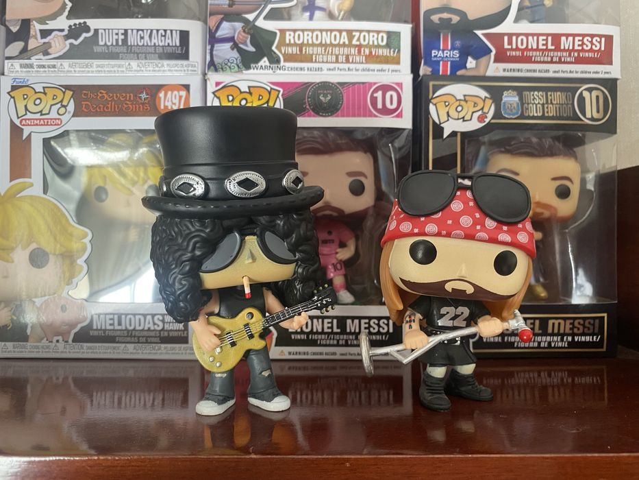Funko Pop - Axl Rose e Slash (Guns and Roses)