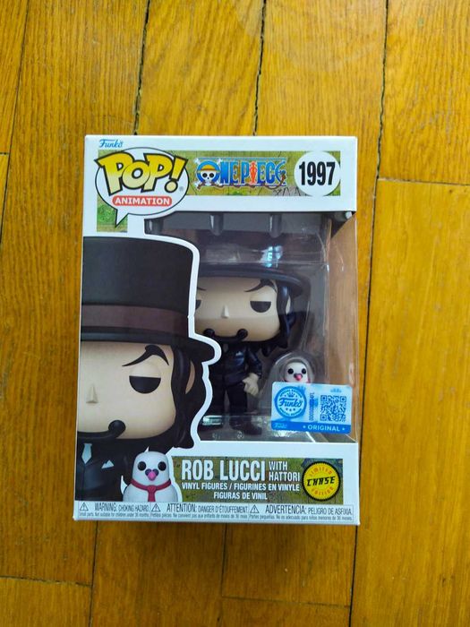 Funko Pop One Piece 1997 Rob Lucci with Hattori CHASE