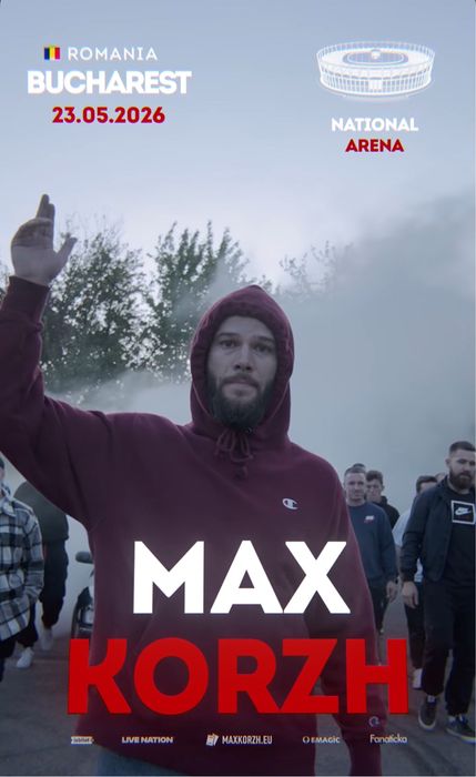 Білет на концерт Макс Корж Bucharest 23.05.2026