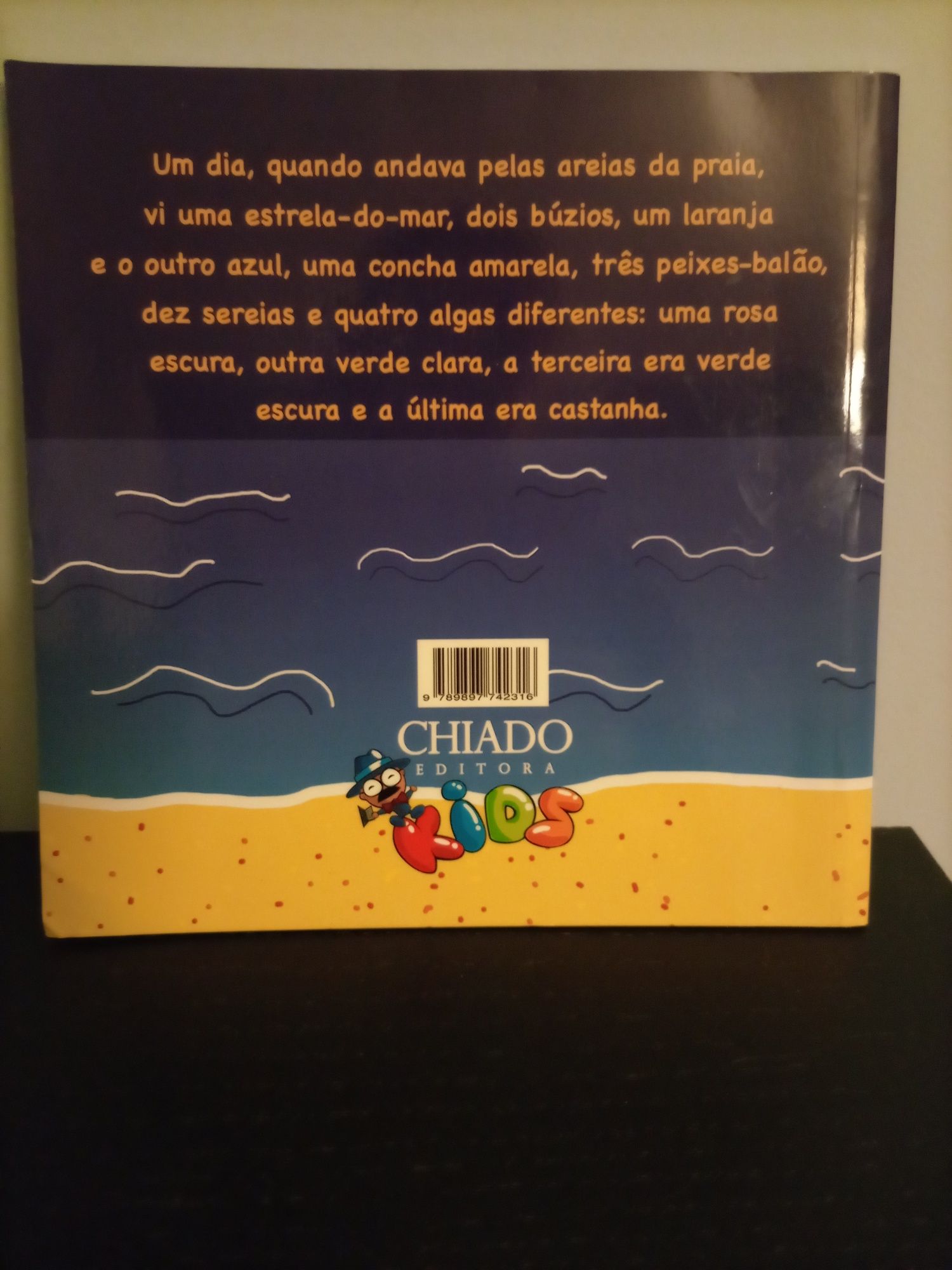 Livro viagem pelas areias da praia