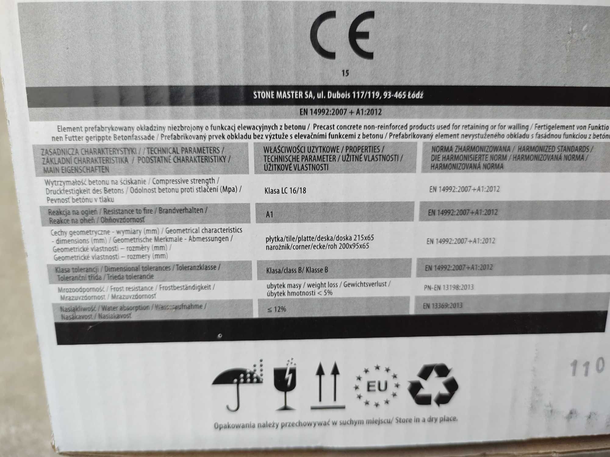 Cegła betonowa dekoracyjna