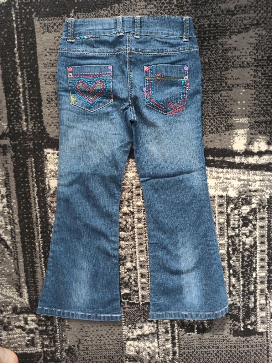 Spodnie jeansowe roz 122-128