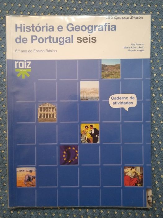 "História e Geografia de Portugal 6º Ano: Caderno de Atividades" ótimo