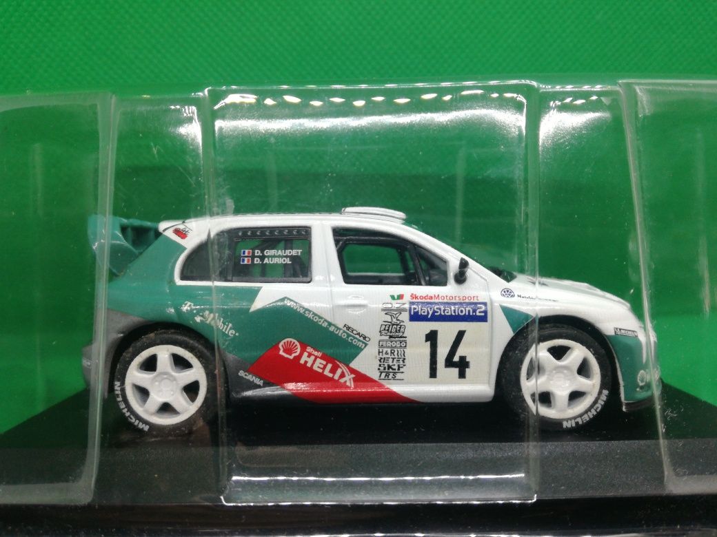 Miniatura 1/43 Sckoda Fabia WRC D. Auriol T Corse 3003