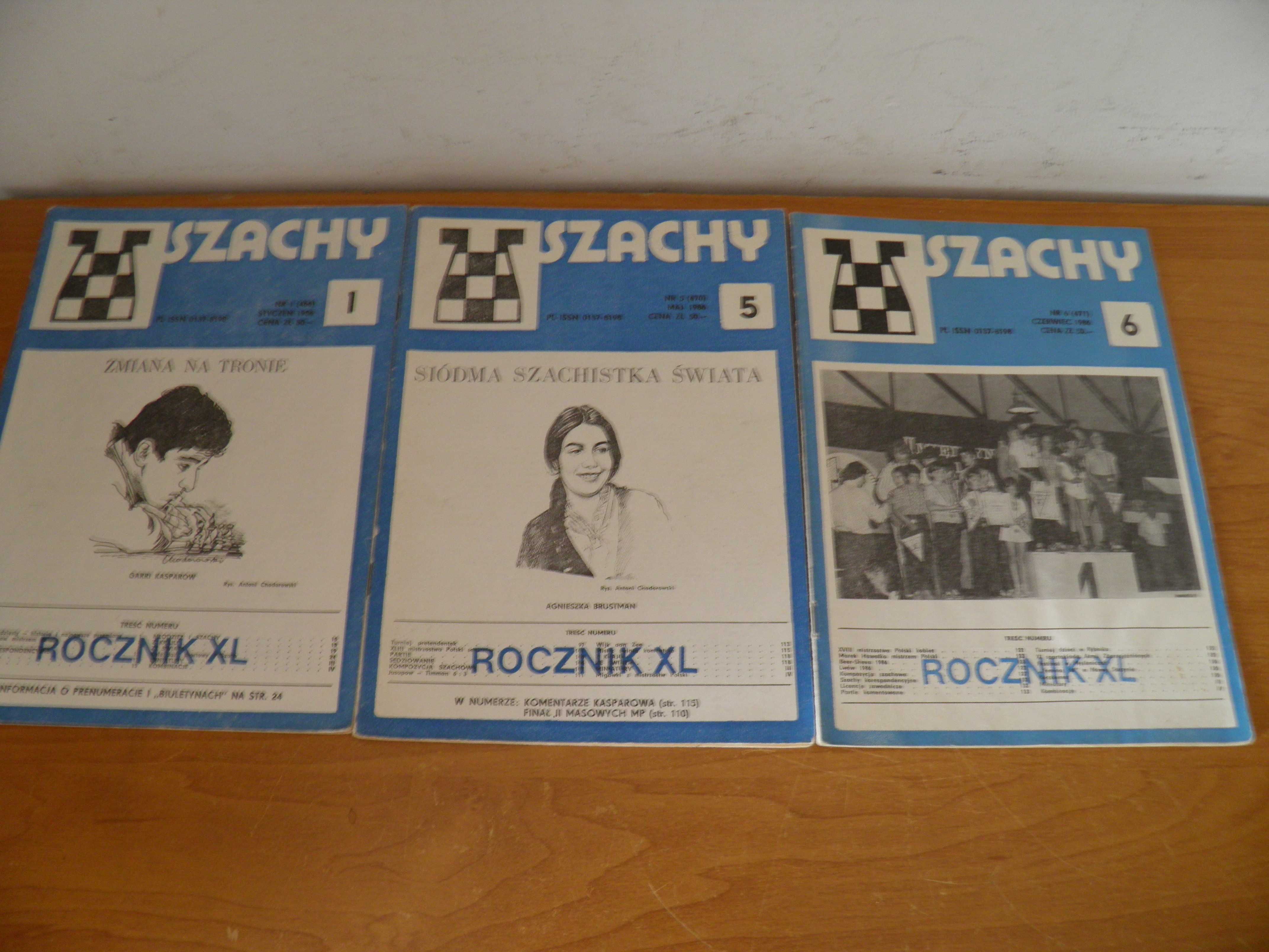 Szachy 1986 miesięcznik