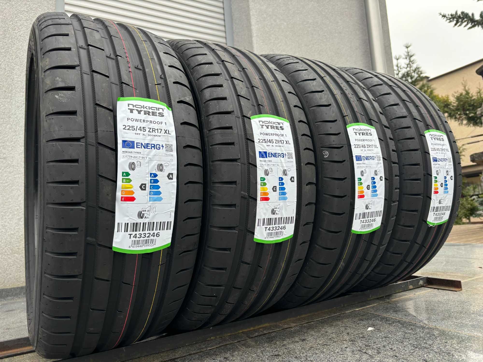 Letnia 225/45R17 Nokian PowerProof 94Y XL C,A,69db Prosto z fabryki