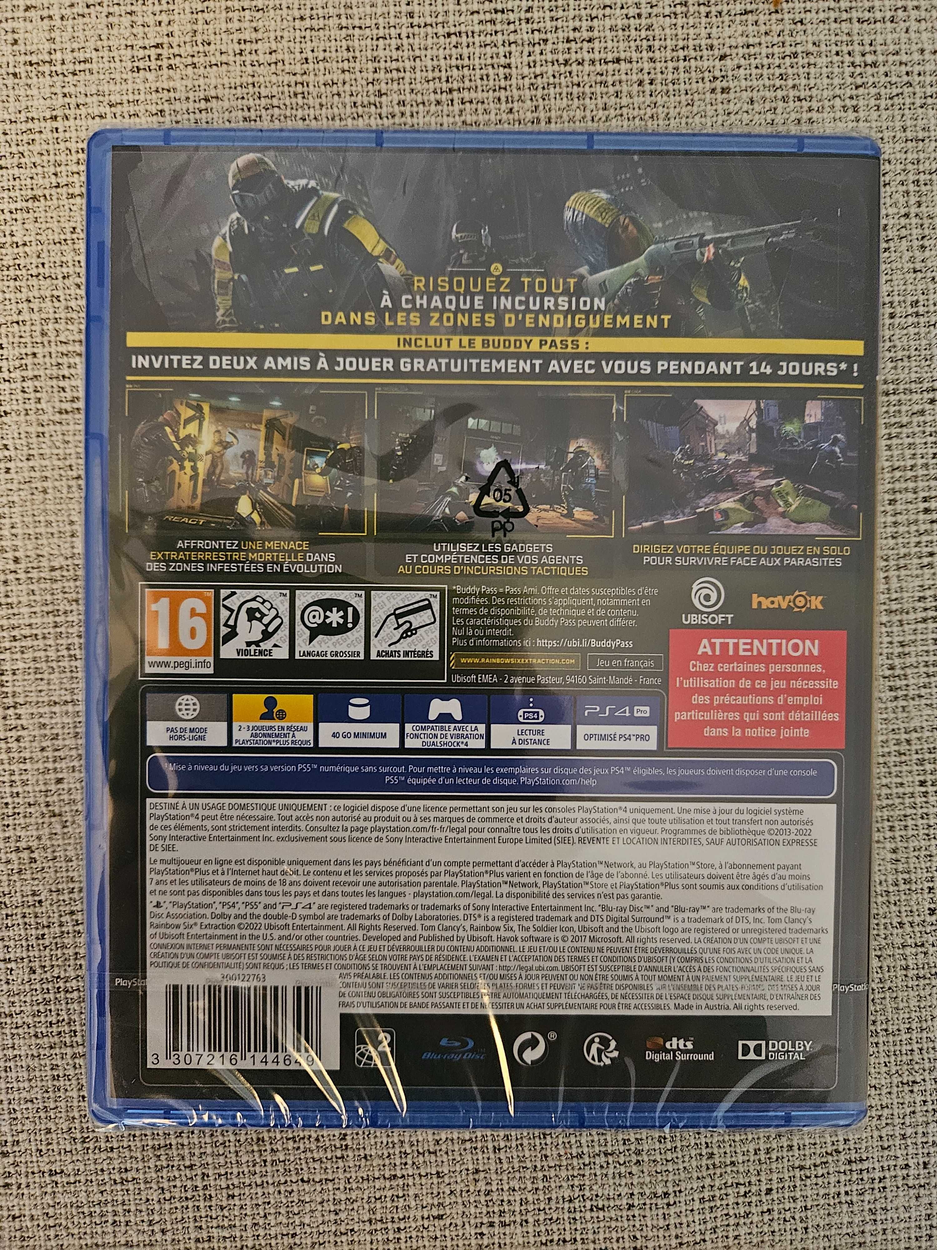 Tom Clancy’s Rainbow Six Extraction PS4 NOWA