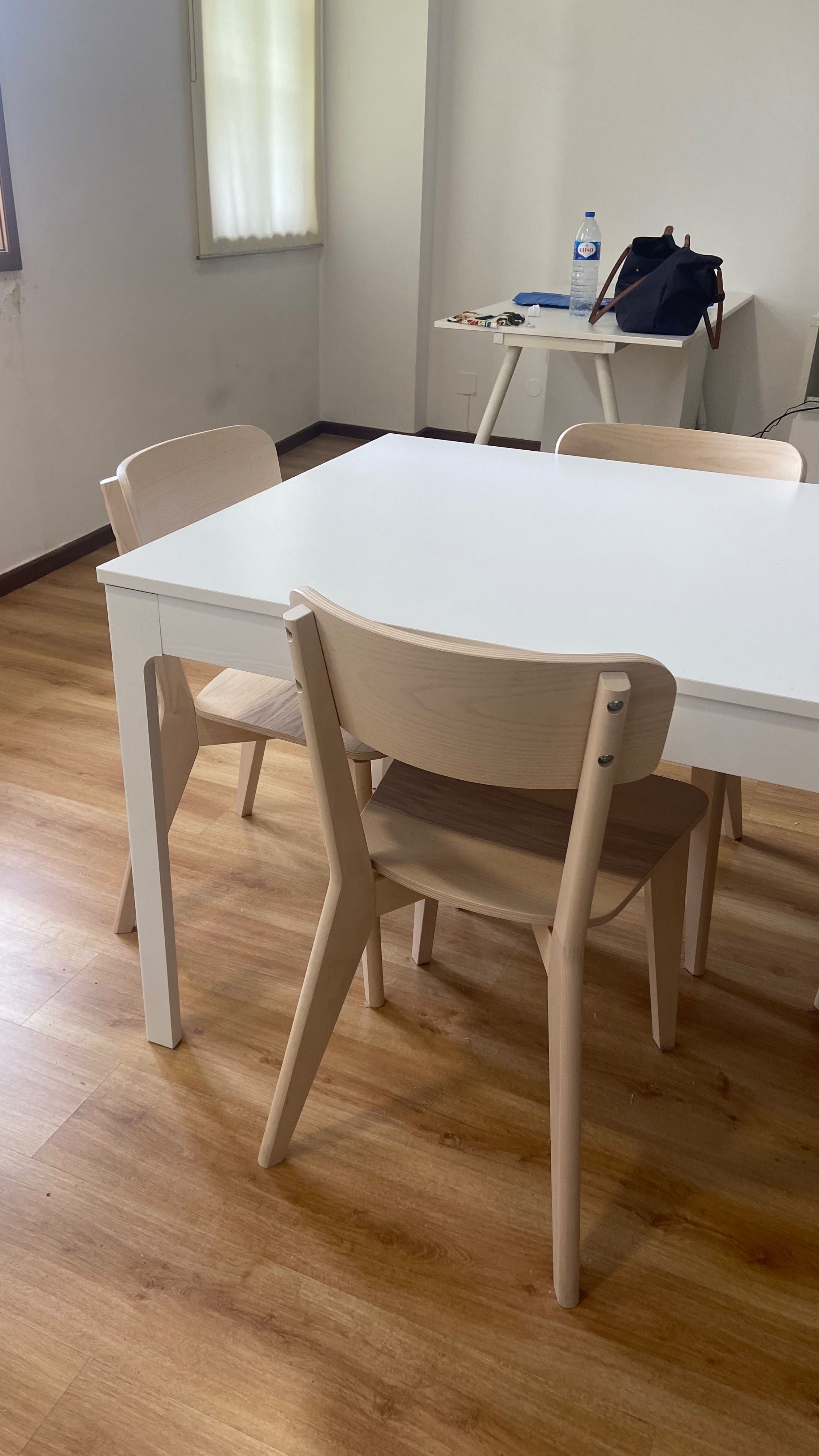 Conjunto mesa com cadeiras ikea