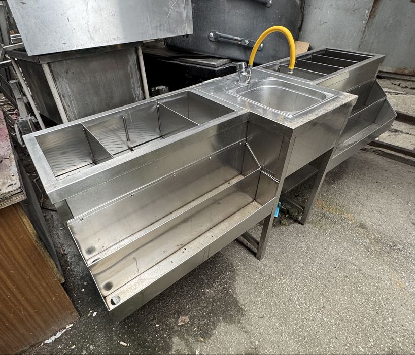 Станція бармена з мийкою робоче місце 200х600