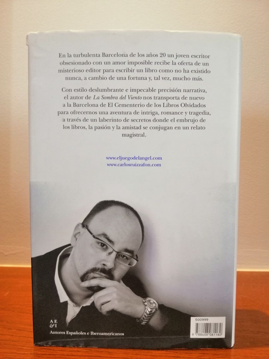 El juego del ángel - Carlos Ruiz Zafón