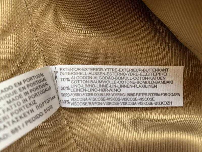 Стильный жакет легкий тренч Massimo Dutti размер M-L