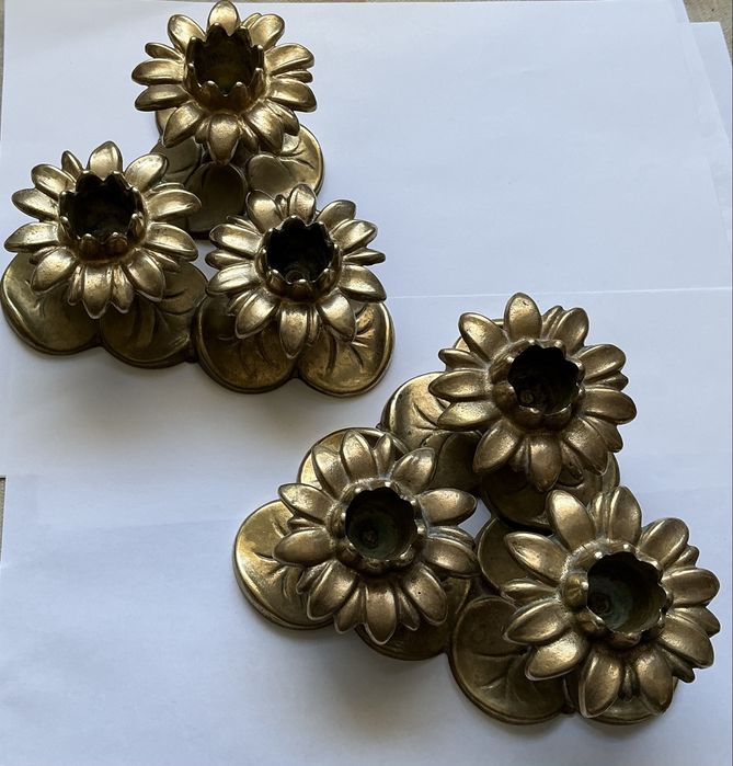 Бронзовые подсвечники ( Германия аинтаж)