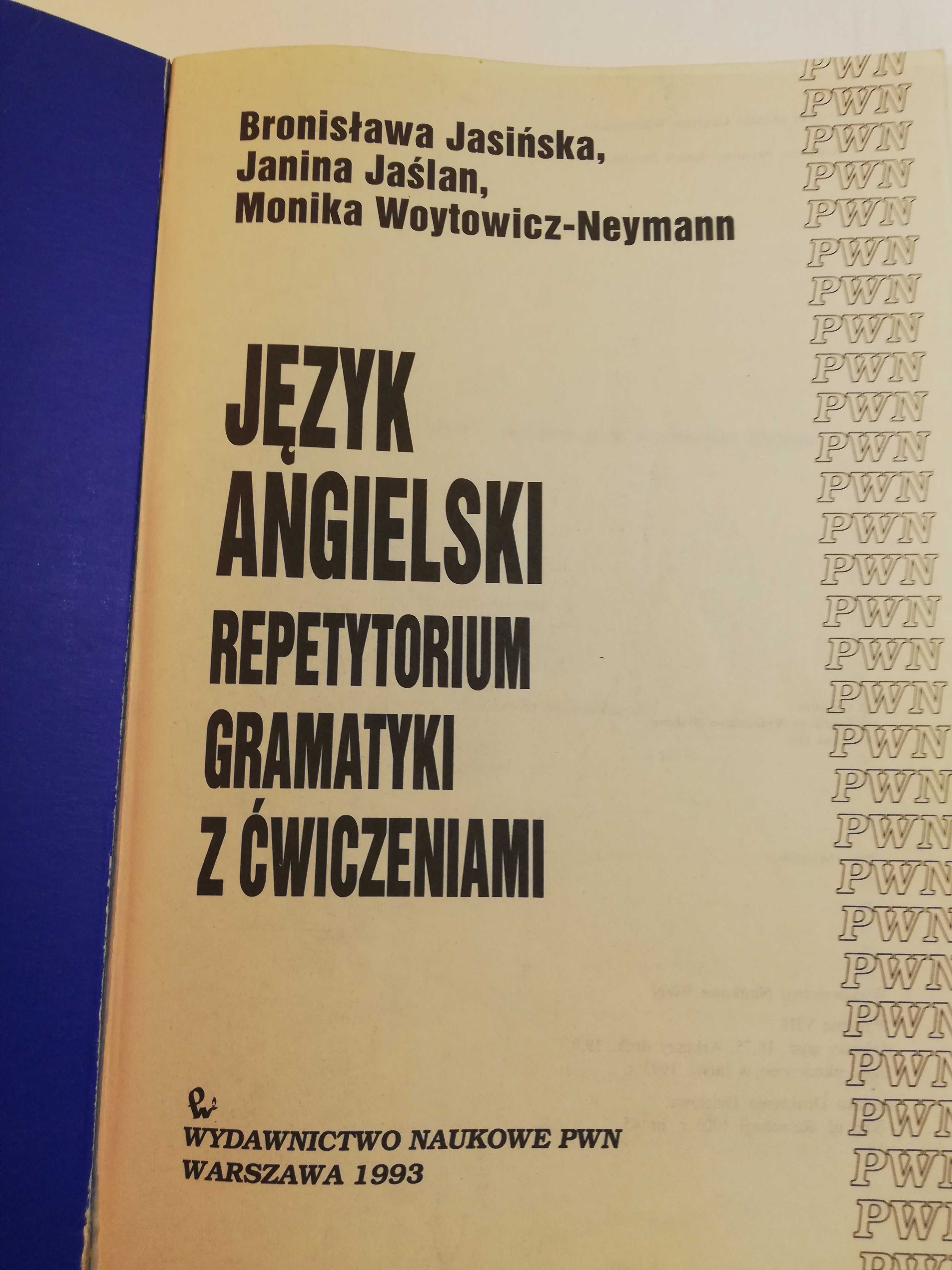 Język angielski - Repetytorium gramatyki z ćwiczeniami - 1993 rok