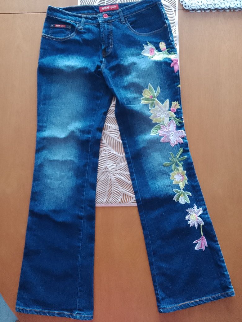 Spodnie jeans /dżinsowe 38