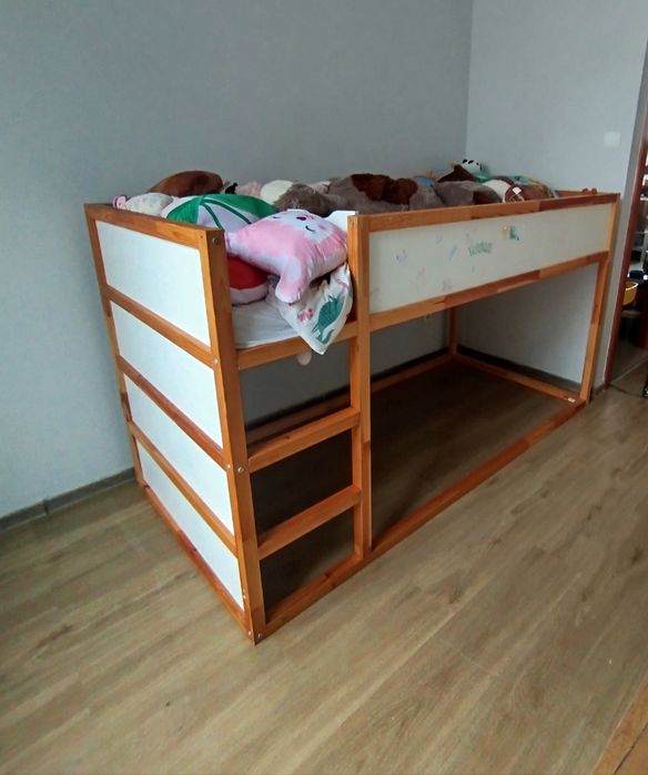 Łóżko IKEA KURA 90x200 z materacem