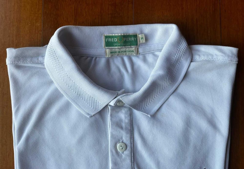 Pólo branco da Fred Perry - Homem - Tamanho M