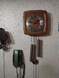 Zegar wiszący drewniany