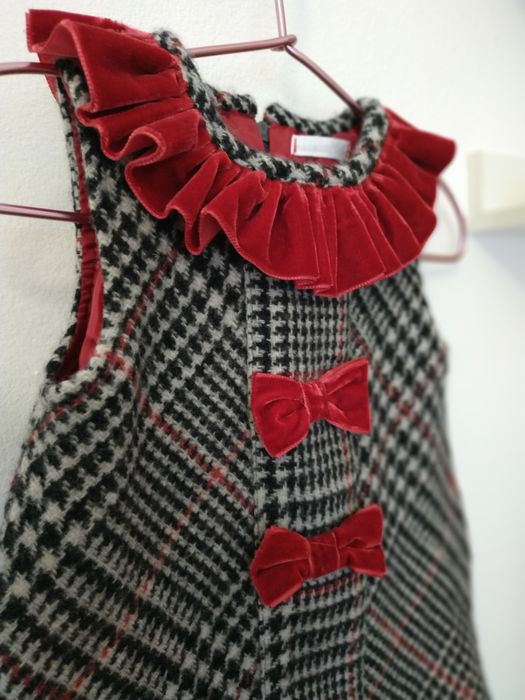 Vestido de Natal para bebé 12 meses