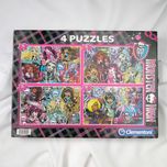 Puzzle Monster High 4 układanki 560 elementów