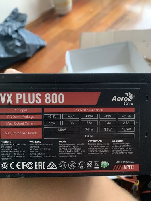 VX Plus 800 Zasilacz PC Pc Komputer