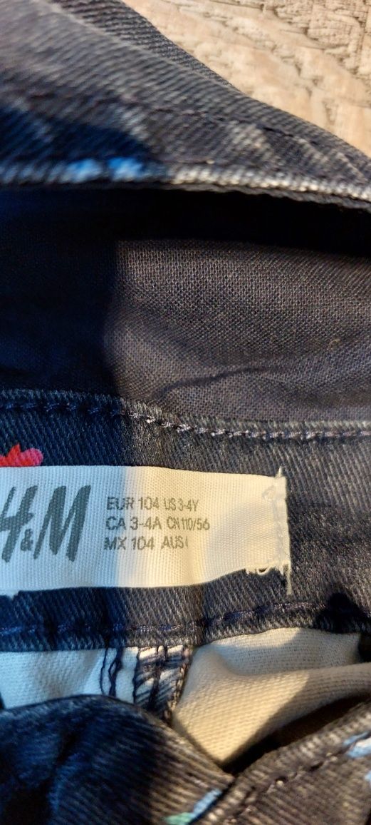Spódniczka na szelkach H&M rozm 104