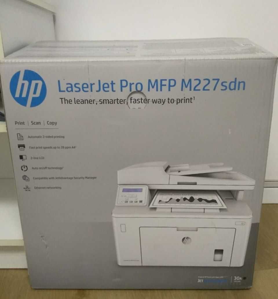 Принтр сканер HP LaserJet Pro MFP M227sdn