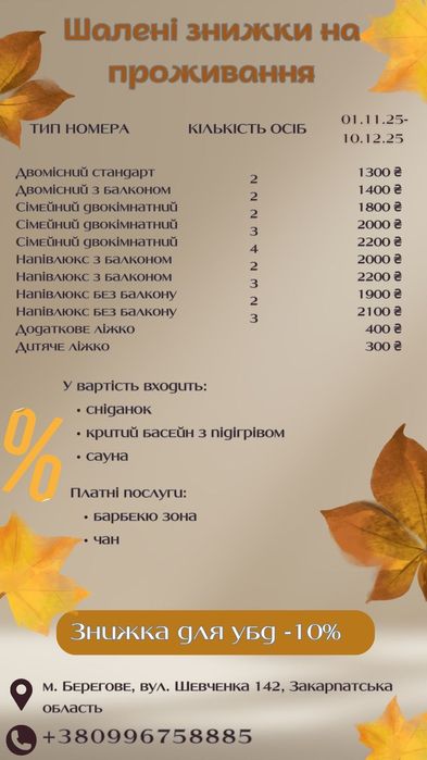 Відпочинок Берегове! Гостинний дім Александрія
