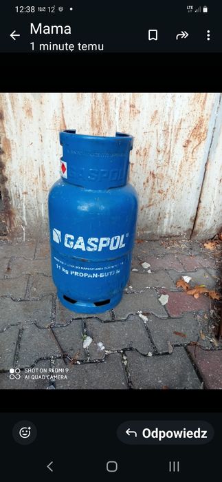 Sprzedam butle gazową 11 litrów
