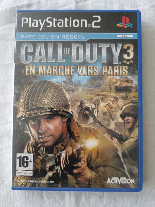Call of Duty 3: En Marche Vers Paris (Sony PlayStation 2, Complete)