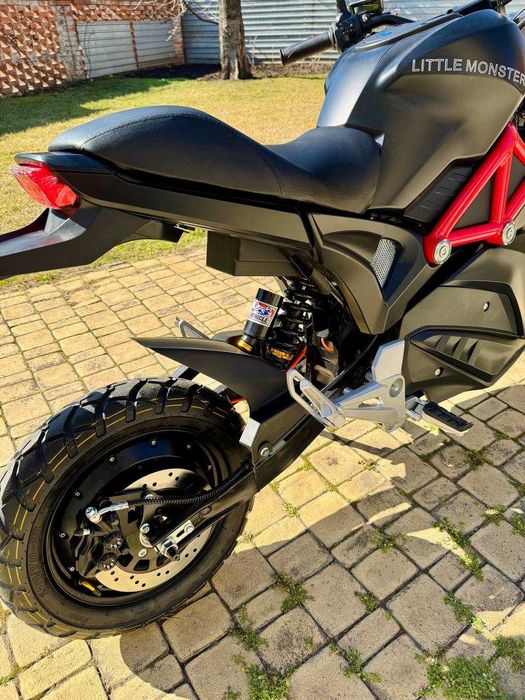 Електробайк Little Monster 2800W Spider Black 2 Чорний электромотоцикл